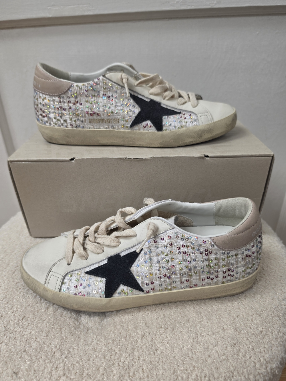 Golden Goose Neiman Marcus Sequin Edition Superstars